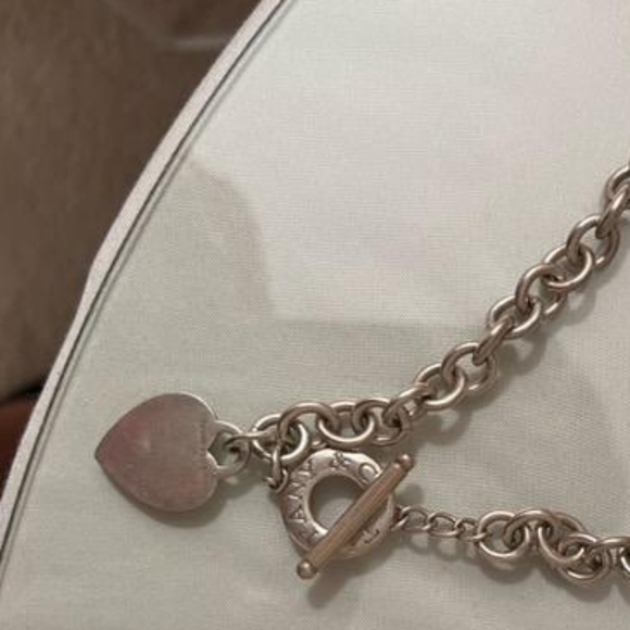 Tiffany Heart Choker and Bracelet - Picture 3 of 3